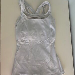 Lululemon Athletica White Tank Top Essential